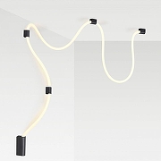 Подвесной светильник Odeon Light Corda 4391/30CL цвет плафона/подвески Белый, цвет арматуры Черный-1