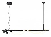 Подвесной светильник Odeon Light Corda 4391/30L цвет плафона/подвески Белый, Черный, цвет арматуры Черный-1