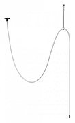 Подвесной светильник Odeon Light Corda 4391/40CL цвет плафона/подвески Белый, цвет арматуры Черный