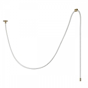 Подвесной светильник Odeon Light Corda 4399/40CL цвет плафона/подвески Белый, цвет арматуры Бронза