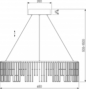 Подвесной светильник Bogate's Firefly 454/1 цвет плафона/подвески Латунь, цвет арматуры Латунь-5