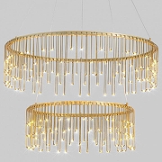 Подвесной светильник Bogate's Firefly 454/2 цвет плафона/подвески Латунь, цвет арматуры Латунь