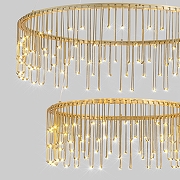 Подвесной светильник Bogate's Firefly 454/2 цвет плафона/подвески Латунь, цвет арматуры Латунь-2