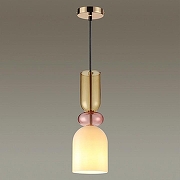 Подвесной светильник Lumion Gillian 4589/1 цвет плафона/подвески Белый, цвет арматуры Золото-1