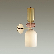 Бра Lumion Gillian 4589/1WA цвет плафона/подвески Белый, цвет арматуры Золото-1