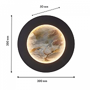 Накладной светильник Favourite Lago 4596-1W цвет плафона/подвески Бежевый, цвет арматуры Черный-4