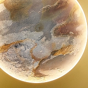 Накладной светильник Favourite Lago 4597-1W цвет плафона/подвески Бежевый, цвет арматуры Латунь-1