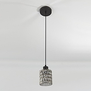 Подвесной светильник Escada Vela 466/1S Dark Smoky цвет плафона/подвески Светло-серый, цвет арматуры Черный-3