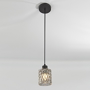 Подвесной светильник Escada Vela 466/1S Dark Smoky цвет плафона/подвески Светло-серый, цвет арматуры Черный-4