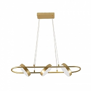 Подвесной светильник F-promo Abris 4677-3P цвет плафона/подвески Белый, Золото, цвет арматуры Золото-1