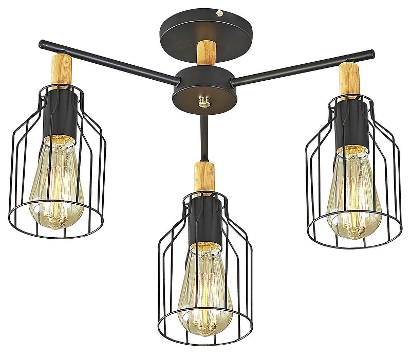 Люстра на штанге Escada Texas 469/3PL Black 