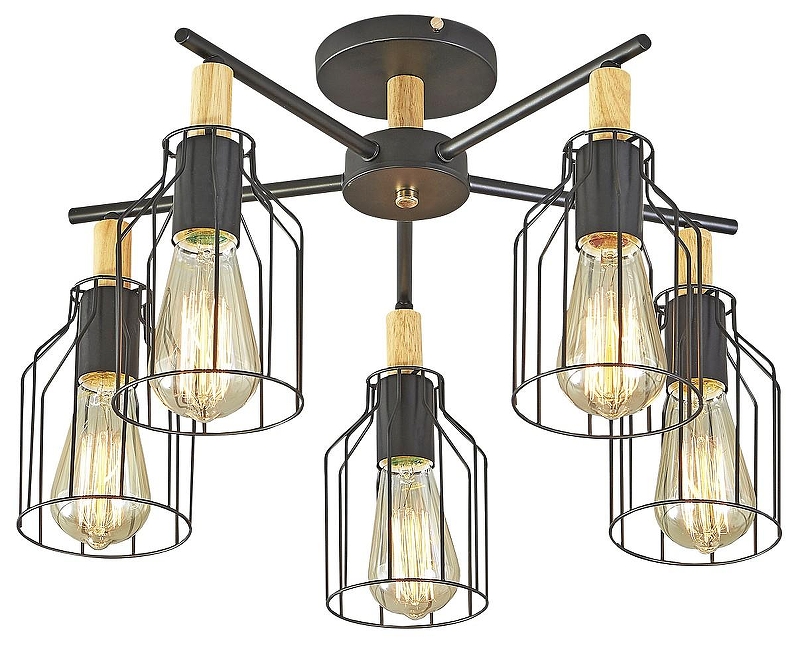 Люстра на штанге Escada Texas 469/5PL Black 