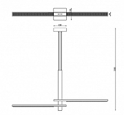 Подвесной светильник iLedex Vision 4722-97 MBK цвет плафона/подвески Черный, цвет арматуры Черный-1