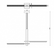 Подвесной светильник iLedex Vision 4722-97 SGD цвет плафона/подвески Золото, цвет арматуры Золото-1