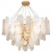 Люстра Favourite Laura 4730-16P цвет плафона/подвески Прозрачный, цвет арматуры Латунь