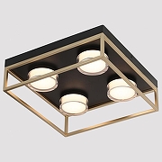 Накладной светильник iLedex Link 4778-37x37 MBK+SGD 