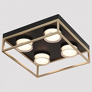 Накладной светильник iLedex Link 4778-37x37 MBK+SGD цвет плафона/подвески Золото, цвет арматуры Золото, Черный