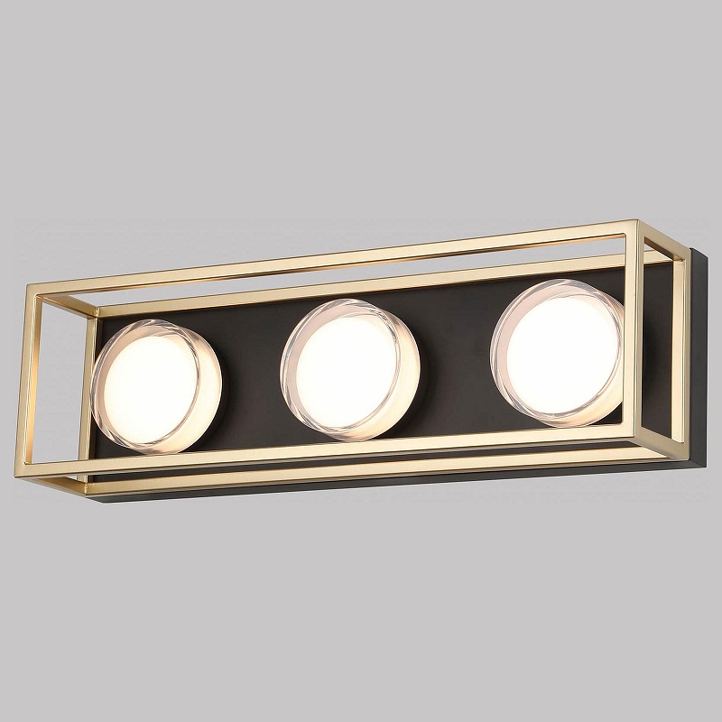 Накладной светильник iLedex Link 4778-50x15 MBK+SGD 