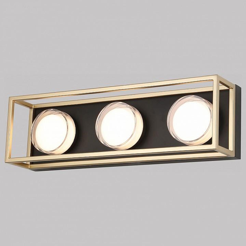 Накладной светильник iLedex Link 4778-50x15 MBK+SGD 