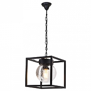 Подвесной светильник Feron Прованс 48384 цвет плафона/подвески Прозрачный, Хром, цвет арматуры Черный-1