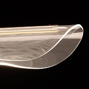 Подвесной светильник DeMarkt Конти 488014401 цвет плафона/подвески Прозрачный, цвет арматуры Золото-5