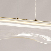 Подвесной светильник DeMarkt Конти 488014401 цвет плафона/подвески Прозрачный, цвет арматуры Золото-9