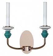 Бра Divinare Capello 4947/01 AP-2 цвет плафона/подвески Прозрачный, цвет арматуры Золото