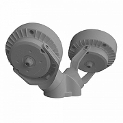 Светильник на штанге Fumagalli Tommy 4M1.000.000.LXD2L цвет плафона/подвески Белый, цвет арматуры Серый-1