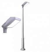 Фонарный столб Fumagalli Giorgio 4P2.362.G10.LYF1R цвет плафона/подвески Опал, цвет арматуры Серый