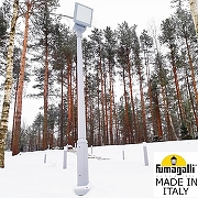 Фонарный столб Fumagalli Giorgio 4P2.362.G10.LYF1R цвет плафона/подвески Опал, цвет арматуры Серый-4