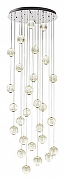 Накладной светильник Odeon Light Crystal 5007/120L цвет плафона/подвески Прозрачный, цвет арматуры Хром-2