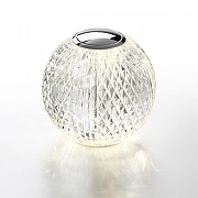 Настольная лампа Odeon Light Crystal 5007/2TL цвет плафона/подвески Прозрачный, цвет арматуры Хром-5
