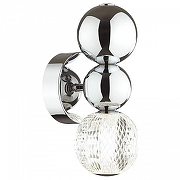 Бра Odeon Light Crystal 5007/4WL цвет плафона/подвески Прозрачный, цвет арматуры Хром-1
