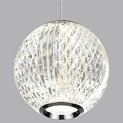 Подвесной светильник Odeon Light Crystal 5007/5LA цвет плафона/подвески Прозрачный, цвет арматуры Хром