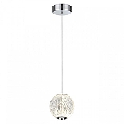 Подвесной светильник Odeon Light Crystal 5007/5LA цвет плафона/подвески Прозрачный, цвет арматуры Хром-3