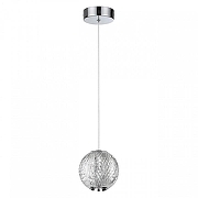 Подвесной светильник Odeon Light Crystal 5007/5LA цвет плафона/подвески Прозрачный, цвет арматуры Хром-5