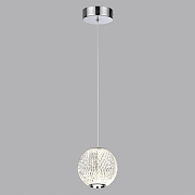 Подвесной светильник Odeon Light Crystal 5007/5LA цвет плафона/подвески Прозрачный, цвет арматуры Хром-7