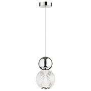 Подвесной светильник Odeon Light Crystal 5007/7L цвет плафона/подвески Прозрачный, цвет арматуры Хром-1