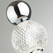 Подвесной светильник Odeon Light Crystal 5007/7L цвет плафона/подвески Прозрачный, цвет арматуры Хром-4