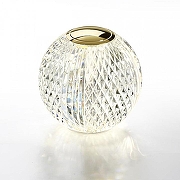 Настольная лампа Odeon Light Crystal 5008/2TL цвет плафона/подвески Прозрачный, цвет арматуры Золото-4