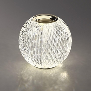 Настольная лампа Odeon Light Crystal 5008/2TL цвет плафона/подвески Прозрачный, цвет арматуры Золото-6