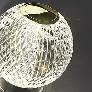 Настольная лампа Odeon Light Crystal 5008/2TL цвет плафона/подвески Прозрачный, цвет арматуры Золото-8