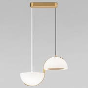 Подвесной светильник Eurosvet Em1sfero 50083/2 LED золото цвет плафона/подвески Белый, цвет арматуры Золото