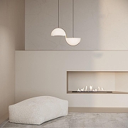 Подвесной светильник Eurosvet Em1sfero 50083/2 LED золото цвет плафона/подвески Белый, цвет арматуры Золото-2