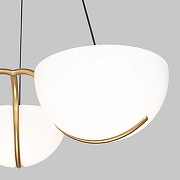 Люстра Eurosvet Em1sfero 50083/3 LED золото цвет плафона/подвески Белый, цвет арматуры Золото-4