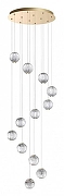Люстра Odeon Light Crystal 5008/56L цвет плафона/подвески Прозрачный, цвет арматуры Золото