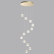 Люстра Odeon Light Crystal 5008/56L цвет плафона/подвески Прозрачный, цвет арматуры Золото-3