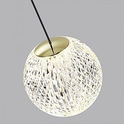 Подвесной светильник Odeon Light Crystal 5008/5LA цвет плафона/подвески Прозрачный, цвет арматуры Золото-2