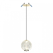 Подвесной светильник Odeon Light Crystal 5008/5LA цвет плафона/подвески Прозрачный, цвет арматуры Золото-3