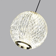 Подвесной светильник Odeon Light Crystal 5008/5LA цвет плафона/подвески Прозрачный, цвет арматуры Золото-7